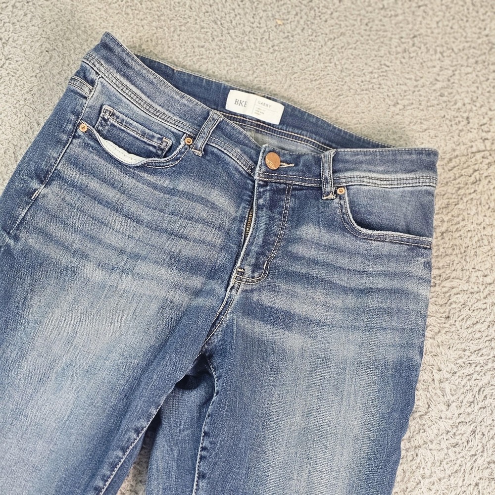 BKE Gabby Skinny Jeans Womens 28x31.5 Blue Medium Wash High Rise Curvy Stretch